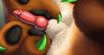 animal_genitalia animal_penis anthro canid canine canine_genitalia canine_penis claws crotch_focus genitals knot male mammal masturbation pawpads paws penis sheath solo