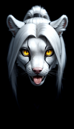 ambiguous_gender anthro artois_posting_service black_background comfyui_(software) custom_merge_(model) fangs female flatpiecexlvae_baseona1579_(vae) fur hair inner_ear_fluff looking_at_viewer markings nai-diffusion-4-full_(model) novaanimalpony_(model) open_mouth pink_nose ponystandardvae_v10_(vae) pupils realesrgan_x2_(upscaler) remacri_original_(upscaler) sdxl_vae_fp16_(vae) simple_background slit_pupils solo teeth tongue tongue_out tuft whiskers white_body white_fur white_hair yellow_eyes crashbandit mascot_2025 felid feline mammal digital_media_(artwork) headshot_portrait hi_res portrait prompt_metainfo