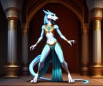 anthro blue_body blue_fur building claws clothing femboy fur girly male silvio_aldate slim solo sefarias sergal