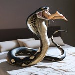 barefoot bed body_part_in_mouth fangs feet furniture head_first on_bed scales snake_hood swallowing vore forsaken cobra human mammal reptile scalie snake