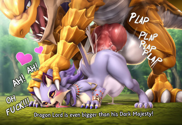 abdominal_bulge ahegao all_fours ambiguous_penetration anal anthro anthro_on_feral anthro_penetrated ass_up balls bestiality big_balls big_penis black_sclera blush bodily_fluids breasts butt claws cum cum_inside cum_on_ground dialogue dominant dragon_lord_(trials_of_mana) dripping duo enjoying erection feet female female_anthro female_on_feral female_penetrated feral feral_penetrating feral_penetrating_anthro feral_penetrating_female from_behind_position fur genital_fluids genitals grass hair hand_on_head heart_symbol horn huge_balls huge_penis hyper hyper_balls hyper_genitalia inflation jewelry knot larger_feral larger_male looking_pleasured male male/female male_feral male_on_anthro male_on_feral male_penetrating male_penetrating_female motion_lines multicolored_body mythology nature nature_background nude onomatopoeia open_mouth orange_eyes outside penetration penile penile_penetration penis pink_genitals pink_penis pink_tongue plant plap profanity purple_body purple_claws purple_fur purple_hair red_genitals ring saliva scales sex size_difference smaller_anthro smaller_female smaller_penetrated sound_effects tail teeth text toes tongue tongue_out tree white_body white_fur yellow_body yellow_eyes yellow_scales gridanon belladonna_(trials_of_mana) canid canine dragon felid feline mammal mythological_creature mythological_scalie scalie 3d_(artwork) digital_media_(artwork) english_text hi_res novelai