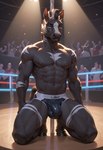 anthro bulge clothing equine_balls equine_genitalia equine_tail hooves male neon neon_lights pole solo strip_club stripes stripper_pole underwear wood_floor matt3985_(director) phazon equid equine horse mammal zebra hi_res