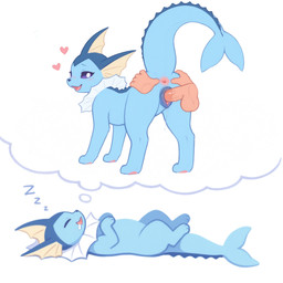 <3 animal_genitalia animal_pussy anus balls black_nose blue_body bodily_fluids butt canine_genitalia canine_pussy disembodied_hand disembodied_penis dream dripping duo female feral fin frill_(anatomy) from_behind_position genital_fluids genitals lying male male/female on_back open_mouth pawpads paws penetration penis purple_eyes pussy pussy_juice pussy_juice_drip pussy_juice_string raised_tail sex sleeping sound_effects spread_anus spread_butt spreading tail_fin thought_bubble vaginal vaginal_penetration zzz verbotenvertex nintendo pokemon eeveelution generation_1_pokemon human mammal pokemon_(species) vaporeon absurd_res hi_res
