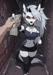 anthro breasts duo female first_person_view human_on_anthro interspecies male male/female money prostitution sexysickle helluva_boss loona_(helluva_boss) canid canid_demon demon hellhound human mammal absurd_res hi_res