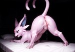 animal_genitalia animal_pussy anus ass_up butt female feral genitals looking_at_viewer looking_back looking_back_at_viewer presenting presenting_hindquarters puffy_anus pussy raised_tail smile solo mare_fan_ultimate nintendo pokemon canid canine eeveelution espeon generation_1_pokemon generation_2_pokemon mammal pokemon_(species) hi_res