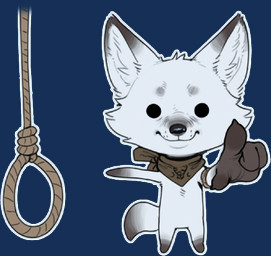 4_fingers ambiguous_gender anthro bandanna biped black_body black_ears black_eyes black_fur black_nose black_tail_tip brown_body brown_fur chibi claws dipstick_ears dipstick_tail dot_eyes ear_markings facial_markings featureless_crotch fingers fur gesture gloves_(marking) head_markings inner_ear_fluff kerchief leg_markings looking_at_viewer male markings mostly_nude multicolored_body multicolored_ears multicolored_fur multicolored_tail neckerchief noose pointing rope simple_background simple_eyes smile socks_(marking) solo standing tail tail_markings transparent_background tuft two_tone_body two_tone_fur white_body white_fur white_tail colossal_exhoost_fume arctic_fox canid canine fox mammal alpha_channel reaction_image