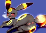 bodily_fluids eeveelution female feral generation_2_pokemon genital_fluids genitals mammal nafa pokemon_(species) pussy pussy_juice solo umbreon