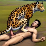 anal anal_penetration bestiality duo felid feline female feral feral_penetrated genitals hi_res human human_on_feral human_penetrating human_penetrating_feral humanoid humanoid_genitalia humanoid_penis interspecies leopard leopard_spots male male/female male_on_feral mammal pantherine penetration penis riding sex shabeel spots