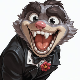 anthro black_hair black_suit boutonniere eyebrows hair looking_at_viewer male mob_boss open_mouth overly_attached_girlfriend sharp_teeth solo teeth thick_eyebrows dakka disney meme_2026 zootopia mr._big_(zootopia) arctic_shrew eulipotyphlan mammal shrew hi_res
