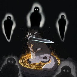 4_toes anatomically_correct anatomically_correct_genitalia anatomically_correct_pussy angry animal_genitalia animal_pussy anus aura black_body black_fur black_genitals black_nose black_pawpads black_pussy bodily_fluids butt canine_genitalia canine_pussy digitigrade fangs feet female female_feral feral fur genitals grey_body grey_fur group holding_melee_weapon holding_object holding_sword holding_weapon looking_at_viewer looking_back looking_back_at_viewer lying magic magic_barrier magical_aura melee_weapon monotone_genitals multicolored_body multicolored_fur pawpads paws pink_anus presenting presenting_anus presenting_hindquarters presenting_pussy pussy quadruped raised_tail rear_view silhouette solo solo_focus sword tail tail_anus teeth toes tuft two_tone_body two_tone_fur weapon white_body white_fur yellow_eyes k01 dark_souls great_grey_wolf_sif canid canine canis mammal spirit wolf digital_media_(artwork) hi_res