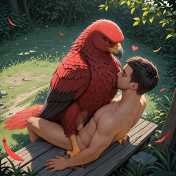 bestiality cowgirl_position duo female feral from_front_position male male/female on_bottom on_top penetration sex sitting x-ray_view retr-1 avian bird human mammal