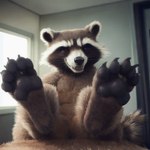 5_toes anthro claws feet foot_focus male mammal pawpads paws procyonid raccoon rocket_raccoon smile solo sombreru toe_claws toes