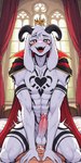 <3 <3_eyes anal anal_orgasm anal_penetration anthro athletic athletic_male balls bed bedroom black_markings black_nipples blush bodily_fluids cape clothed clothing cowgirl_position crown cum cum_in_ass cum_inside duo erection fangs femboy first_person_view fluffy_ears from_front_position fur furniture genital_fluids genitals hand_on_chest horn leaning leaning_forward looking_at_viewer male male/male markings motion_lines nipples on_bed on_bottom on_top open_mouth partially_clothed penetration penis royalty sex smile smiling_at_viewer solo solo_focus stable_diffusion sweat tail_tuft tuft vein white_body white_fur arvedui undertale undertale_(series) asriel_dreemurr asriel_dreemurr_(god_form) bovid caprine goat human humanoid mammal hi_res