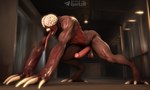 all_fours balls big_penis claws erection exposed_brain exposed_muscle genitals glans humanoid_genitalia humanoid_penis long_tongue male muscular nude open_mouth organs penis solo teeth text tongue tongue_out sergalbutt capcom resident_evil bow_experiment_(resident_evil) flesh_creature humanoid licker_(resident_evil) mammal monster monstrous_humanoid t-virus_mutant_(resident_evil) undead zombie 5:3 signature url