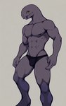 absurd_res alien anthro clothed clothing halo hi_res male muscular sangheili scales scalie seductive solo underwear underwear_only yopfox