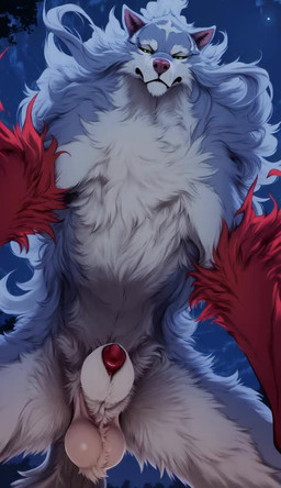 animal_genitalia animal_penis ball_tuft balls becoming_erect big_penis canine_genitalia canine_penis close-up feral first_person_view fluffy forest genitals knot knot_in_sheath looking_at_viewer low-angle_view male night penis plant saggy_balls sheath solo thrusting tree tuft sysns campfire_cooking_in_another_world_with_my_absurd_skill fel_(fenrir) canid canine canis mammal wolf animated short_playtime webm