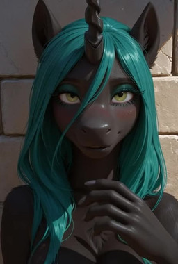 anthro blush dialogue eyelashes eyeshadow fangs female grin grinning_at_viewer horn long_tongue makeup smile solo talking_to_viewer teeth tongue tongue_out turlik_(director) friendship_is_magic my_little_pony queen_chrysalis_(mlp) equid equine horse mammal pony animated short_playtime sound webm