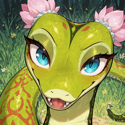 female feral front_view looking_at_viewer solo lucasauditore master_viper reptile scalie snake hi_res