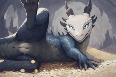 anus blue_body blue_eyes bodily_fluids female feral genital_fluids genitals lying mythology nude on_side presenting presenting_pussy pussy pussy_juice raised_leg solo heccoverflow dragon mythological_creature mythological_scalie scalie wingless_dragon