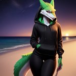 anthro clothing drarexthedragon female fur hi_res looking_at_viewer mammal samantha_stone sergal solo