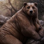 belly breasts brown_body brown_nipples female forest forest_background nature nature_background nipples obese overweight overweight_female plant realistic realistic_fur solo tree splice brown_bear grizzly_bear mammal ursid ursine absurd_res hi_res