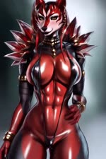 1girls ai_generated anthro anthro_female big_butt black_body black_fur butt civitai curvaceous curvy_ass curvy_body curvy_female curvy_figure curvy_thighs dandon_fuga_style female female_focus fur furry_only furry_tail kirillai naafiri red_body smile solo tail thick_thighs video_game_character video_games voluptuous wide_hips wolf_tail yellow_eyes league_of_legends naafiri_(lol) canid canid_demon canine canis darkin demon mammal wolf animated tagme webm