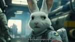 anthro blue_eyes clothing ear_tattoo female solo subtitles tattoo text bahufaru kayeli_avenmoore_(bahufaru) lagomorph leporid mammal rabbit animated english_text hi_res sound voice_acted webm