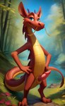 anthro disney gilbertaram male mulan_(1998) mushu_(disney) solo