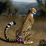 anal anal_penetration cheetah dildo dildo_in_ass dildo_insertion dildo_sitting felid feline female feral male mammal masturbation penetration sex_toy sex_toy_in_ass sex_toy_insertion shabeel solo toy toying_self