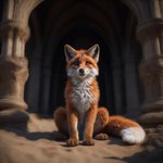 1:1 canid canine colored detailed feral fluffy_fur fox fur hi_res hornybunny indigo_furry_mix_v95_realistic indigoyiffylawlessmix_(model) male mammal nose orange_body orange_fur paws red_fox solo stable_diffusion