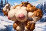 5_fingers abs abs_muscles absurd_res anthro anthrofied antlers belly biceps big_ass big_biceps big_boobs big_breasts big_butt big_muscles big_nipples big_pecs big_quadriceps big_quads big_traps big_upperpecs blue_eyes breast_squeeze breasts brown_body brown_fur bulky butt canada cervid cervine christmas_tree cloud colored commissioned commissioned_art creek curvy_figure deer_ears deer_nose detailed deviantart dominant dominant_female dominant_pose edit evergreen_tree female fingers fist flexing_biceps fluffy front_view fur furry_body furry_breasts genitals giant_milkers giant_muscles growth hair hand_on_breast hi_res horn huge_abs huge_ass huge_biceps huge_breasts huge_butt huge_calves huge_ears huge_hips huge_milkers huge_muscles huge_nipples huge_pecs huge_quadriceps huge_shoulders huge_thighs huge_trapezius huge_traps huge_triceps huge_upperpecs humanoid_genitalia humanoid_hands humanoid_pussy hyper hyper_biceps hyper_breasts hyper_butt hyper_calves hyper_hips hyper_muscles hyper_nipples hyper_pecs hyper_quadriceps hyper_thick hyper_thighs hyper_trapezius hyper_traps hyper_triceps hyper_upperpecs large_breasts latsi_dorm light long_ears long_hair long_legs looking_at_viewer macro mammal massive massive_booty massive_chest massive_pecs massive_pectorals massive_quadriceps mature_female milk_tanks mountains muscle_growth muscular muscular_anthro muscular_arms muscular_female muscular_forearm muscular_legs muscular_shoulders muscular_thighs nails natural_nipples nipples nude outdoors pecs pine_tree pink_nipples plant portrait pussy realistic_fur river rock shaded shrub side_ass sky smile smirk snout snow snowy_mountains snowy_rocks snowy_trees soft_shading solo spots spotted_body spotted_fur standing sunlight tall_female thick_abs thick_muscles thick_thighs three-quarter_portrait tree triceps upperpecs white_belly white_body white_fur wide_hips yifftator