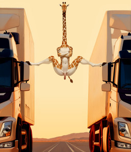 4_fingers anthro balls belly biped brown_body cloven_hooves countershading crossed_arms day desert detailed_background feet fingers flaccid flexible front_view fur genitals glans hooves horn humanoid_genitalia humanoid_penis long_legs long_neck looking_at_viewer male markings multicolored_body multicolored_fur navel nude orange_body ossicone outdoor_nudity outside penis pink_glans pink_penis pose public public_nudity road sky slim smug_face solo splits spots spotted_body spread_legs spreading tail tail_tuft truck_(vehicle) tuft two_tone_body upside_down vehicle white_belly white_body white_fur soloko giraffe giraffid mammal digital_media_(artwork) full-length_portrait hi_res portrait