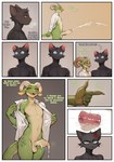 after_orgasm annoyed anthro bodily_fluids clothing cum duo ejaculation foreskin genital_fluids genitals half-erect male male/male penetrable_sex_toy penis presenting presenting_penis sex_toy surprised_expression undressing nonimousmate jack_the_kobold tom_the_cat domestic_cat felid feline felis kobold mammal hi_res