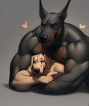 animated anthro canid canine canis domestic_dog duo from_behind_position joachim58 low_res male male/male mammal muscular muscular_anthro muscular_male sex speed_bump_position