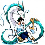 barefoot claws feet female haku_(spirited_away) dragon eastern_dragon human mammal