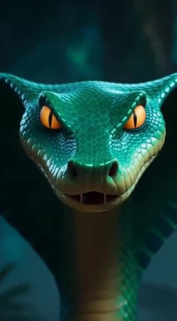 close-up detailed_scales dialogue fangs feral hypno_eyes hypnosis male mind_control pupils scales slit_pupils snake_hood solo sora_2 sound_warning talking_to_viewer teeth gridanon cobra reptile scalie snake animated detailed hi_res short_playtime sound webm