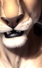 ambiguous_gender close-up feral open_mouth presenting shuffur mammal animated webm