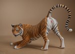 animal_genitalia animal_pussy anus feline_pussy female feral genitals pussy solo uauaua111222 felid mammal pantherine tiger absurd_res hi_res