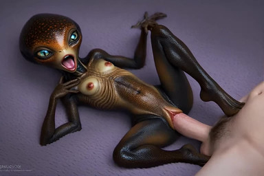 anthro dark_furry_nexus female from_front_position human_on_alien human_on_anthro interspecies lying male male/female missionary_position on_back orgasm_face penetration sex vaginal vaginal_penetration alien alien_humanoid human humanoid mammal animated short_playtime webm