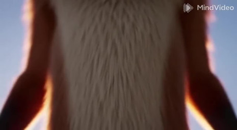 anthro between_legs butt cinematic close_up crotch_shot extreme_close-up fetish low-angle_view male size_difference solo sora_2 walking walking_towards_viewer shut_up_and_watch canid canine fox mammal animated short_playtime webm