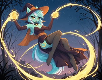 5_fingers anthro armwear aura blue_body blue_fur blue_hair breasts cape cleavage cloak clothed clothing cutie_mark dress elbow_gloves eyelashes female fingers floating fur gloves hair handwear hat headgear headwear hooves horn inner_ear_fluff legwear long_hair long_tail looking_at_viewer magic magic_user magical_aura mane nature nature_background night open_mouth open_smile outside side_boob sky smile smiling_at_viewer solo stockings strapless_clothing strapless_dress tail teeth thigh_highs tongue tuft unicorn_horn white_hair witch_clothes witch_costume witch_hat yellow_eyes yiffmix_v61_(model) daren666 friendship_is_magic my_little_pony lyra_heartstrings_(mlp) equid equine mammal unicorn absurd_res hi_res stable_diffusion