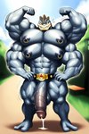 2024 4_arms 4_pecs 5_fingers abs balls biceps big_balls big_biceps big_muscles big_pecs big_penis biped blue_sky blurred_background bodily_fluids championship_belt cloud cum cum_drip cum_on_ground dripping fingers flexing_biceps flexing_both_biceps genital_fluids genitals glans grass hand_on_hip hands_on_hips huge_balls huge_penis humanoid_genitalia humanoid_hands humanoid_penis looking_at_viewer male motion_lines multi_arm multi_limb multi_pecs multiple_pecs muscular muscular_arms muscular_humanoid muscular_legs muscular_male muscular_thighs navel nipple_piercing nipple_ring nipples outside path pecs penis piercing plant red_eyes ring_piercing shadow sky smile smiling_at_viewer solo standing sweat sweatdrop thick_arms thick_thighs vein veiny_penis white_cloud mega_pokemen generation_1_pokemon humanoid machamp pokemon_(species) digital_media_(artwork) hi_res