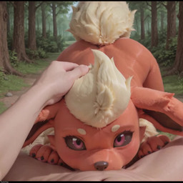 all_fours ambiguous_feral ambiguous_gender ambiguous_penetrated ass_up balls bestiality big_butt big_penis black_sclera butt fellatio feral first_person_view forest fur genitals hand_on_head huge_penis human_on_feral interspecies irrumatio male male/ambiguous male_penetrating male_penetrating_ambiguous male_pov oral orange_body orange_fur outside penetration penile penis plant raised_tail red_eyes sex sound_effects sound_warning tree white_body white_fur markrhey nintendo pokemon eeveelution flareon generation_1_pokemon human mammal pokemon_(species) animated hi_res short_playtime sound webm