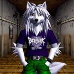 3d_(artwork) 7oxytron abandoned_building anthro belt bing_image_creator bottomwear brown_eyes canid canine canis cargo_pants clock clothing digital_media_(artwork) domestic_dog elbow_tuft front_view fur graphic_tee green_bottomwear green_clothing green_pants hair hand_in_pocket inside low_poly male mammal medium_hair messy_hair nordic_sled_dog pants pockets purple_clothing purple_shirt purple_topwear samoyed shirt solo spitz standing t-shirt text topwear upper_body watch white_body white_fur white_hair wood_floor wristwatch