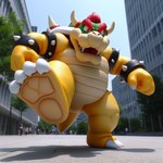 anthro bowser bulky feet foot_focus male