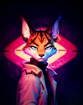 angry anthro clothed clothing ear_piercing ear_ring female frown_eyebrows fur fur_markings futuristic futuristic_armor looking_at_viewer markings piercing ring_piercing solo anonymous_director nintendo star_fox miyu_(star_fox) felid feline lynx mammal