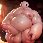 balls belly big_balls big_belly big_penis genitals huge_balls huge_penis humanoid hyper hyper_balls hyper_belly hyper_genitalia hyper_penis machine male overweight penis robot skyrimking solo