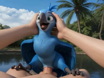 animal_genitalia blue_body blue_feathers blue_sky_studios cloaca duo feathers female feral forest genital_slit genitals male male/female palm_tree penetration plant singing sky slit tree water penisfire rio_(series) jewel_(rio) avian bird macaw neotropical_parrot parrot true_parrot animated long_playtime sound webm