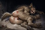 after_rape after_sex anthro bodily_fluids cum cum_from_pussy cum_in_pussy cum_inside duo female genital_fluids genitals pussy unconscious hyperion gnoll hyaenid mammal