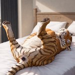 anal anal_penetration animal_genitalia animal_pussy bed black_pawpads buttplug eyes_closed feline_pussy female feral furniture genitals inside lying on_back pawpads paws penetration pillow plug_(sex_toy) pussy rear_view sex_toy sex_toy_in_ass sex_toy_insertion solo spread_legs spreading drla felid mammal pantherine tiger hi_res